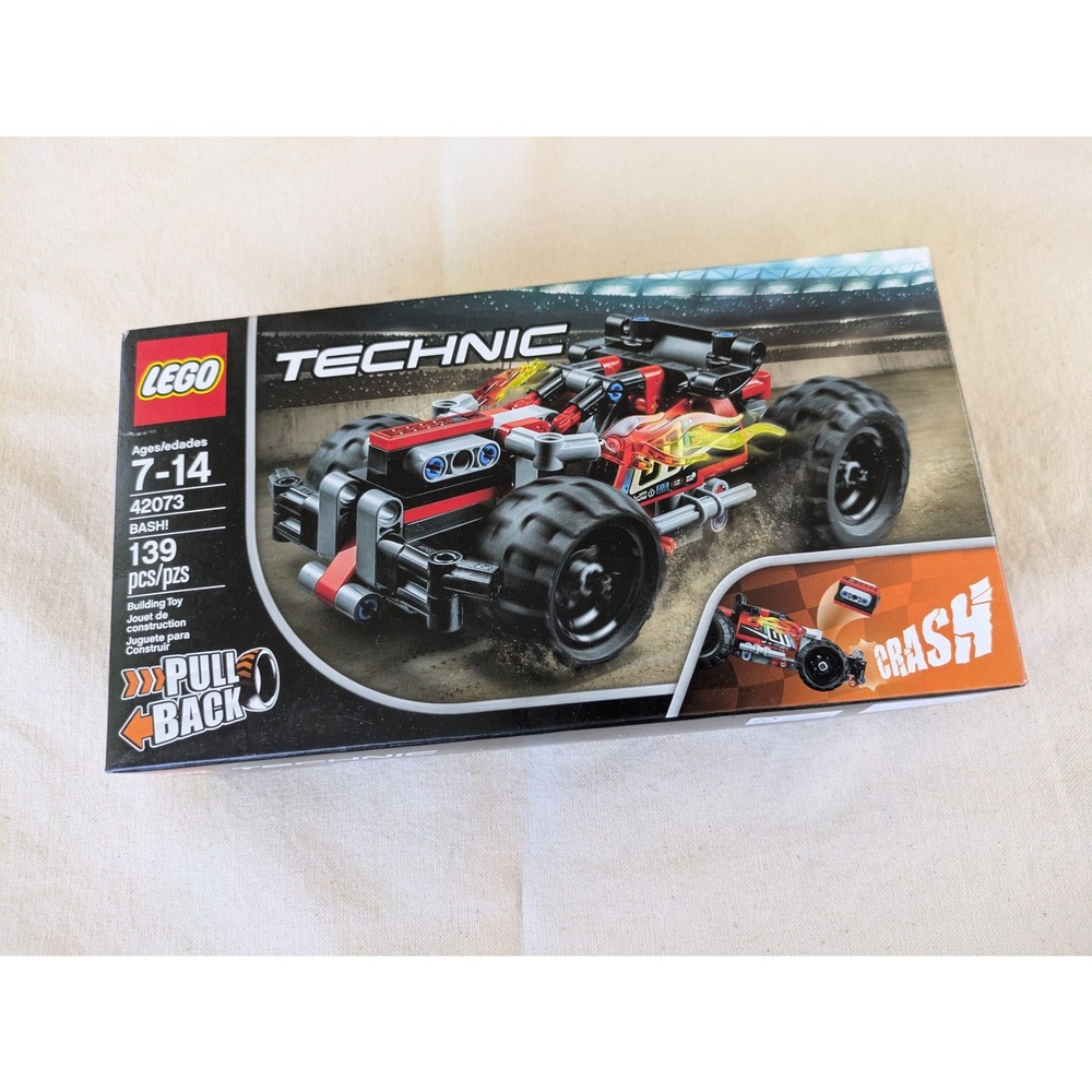 LEGO Technic BASH! 42073 Pull Back Stunt Car Building Toy 139 Pcs New Sealed